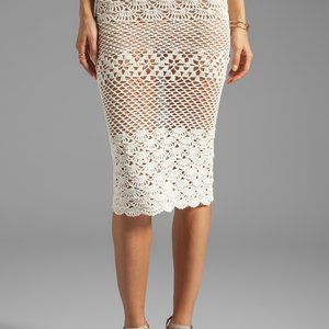Spell Coconut Crochet Skirt
